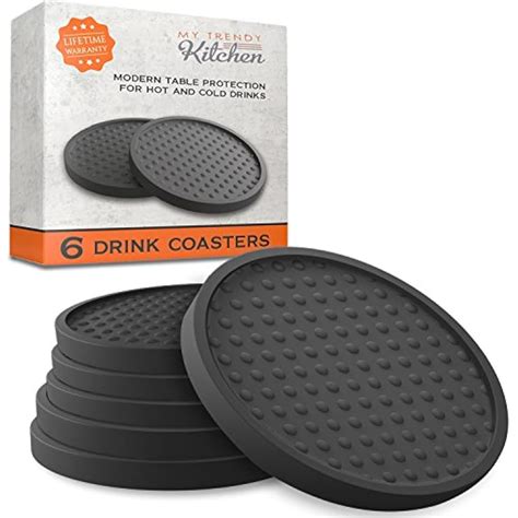 drink coasters that absorb water.